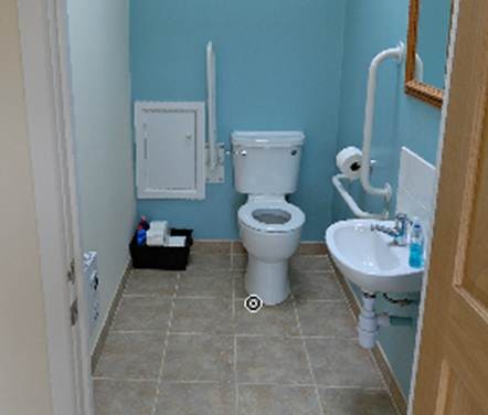 Private toilet facilities.
