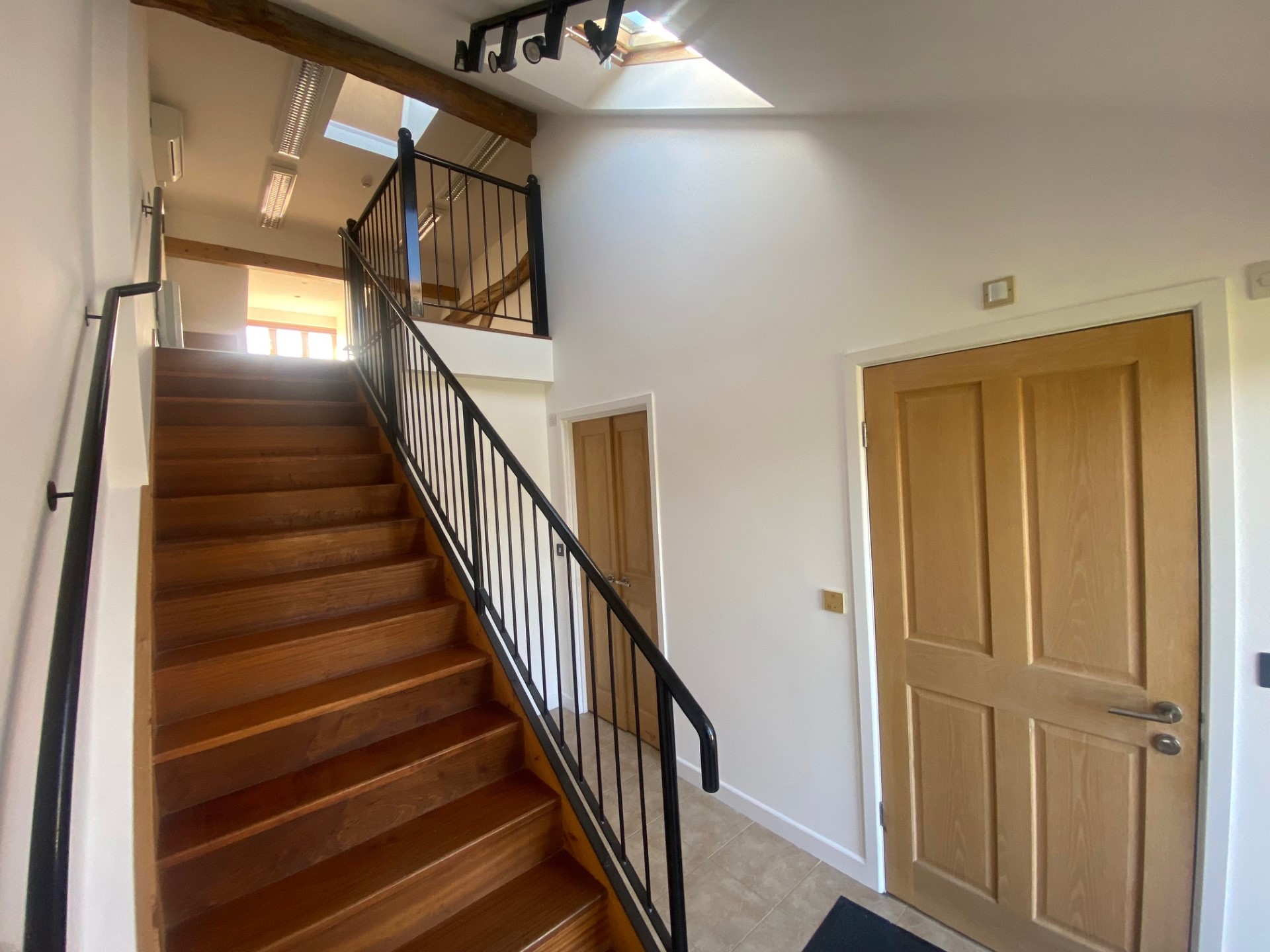 Suite 3a hallway with stair access.